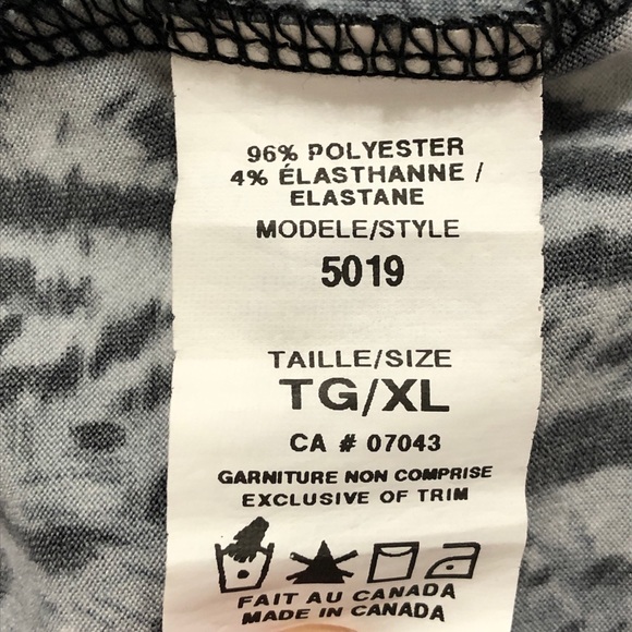 Black and Gray Animal Print Blouse | Size XL - Picture 9 of 12